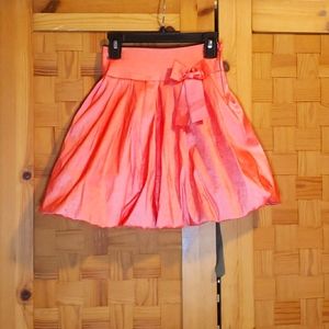 Kids Pink Puffy Skirt 🦩